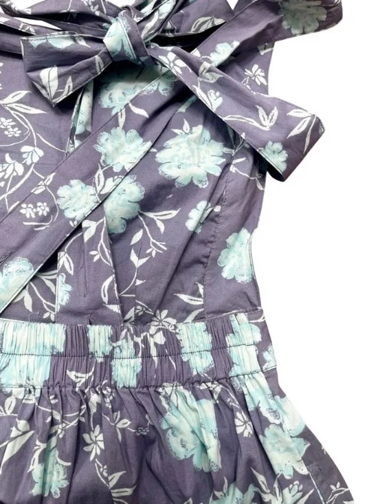 New Free People Meet Me In Maui Sleeveless Minidress in Ocean Combo Size M - Picture 12 of 12